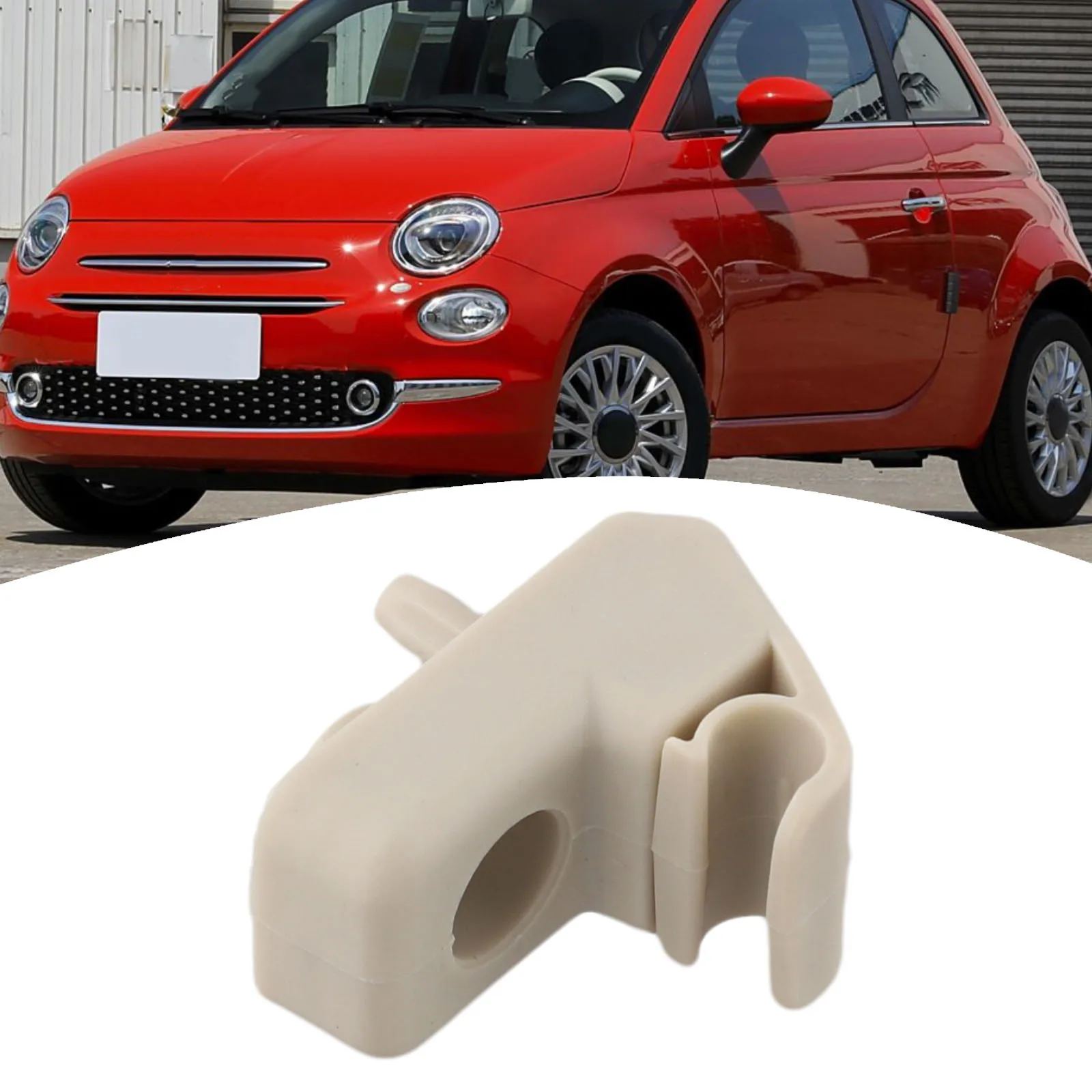 1 Stücke Auto Sonnenblende Halter Halterung Für Fiat Grande Punto Auto Innen Aufhänger Haken Clip Halterung Zubehör 735411088 Image