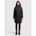khujo Pufferjacke "GRAYA" Gr. XS in blau | Obermaterial: 70% Baumwolle