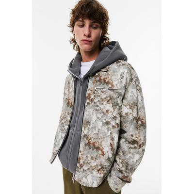 Camouflage Print Jacket
