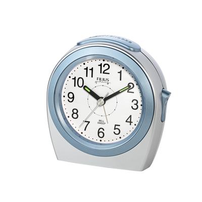 Quarzwecker FILIUS ZEITDESIGN, silber (silberfarben), Wecker, Schlafzimmer, Wecker,Beleuchtung,schleichende Sekunde,Snooze,Piepalarm