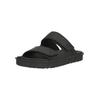 Sandale CLARKS "Litton", Herren, Gr. 42, schwarz, casual, Schuhe, mit Doppelriemenverschluss
