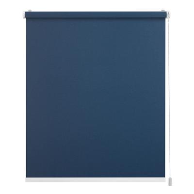 Rollo LICHTBLICK ORIGINAL "Klemmfix, ohne Bohren" Gr. 4, blau (blau, weiß, weiß), B:75cm H:190cm, Polyester, Rollos, Steuerbar mit Bluetooth-App, integrierter Elektromotor und Akku Image
