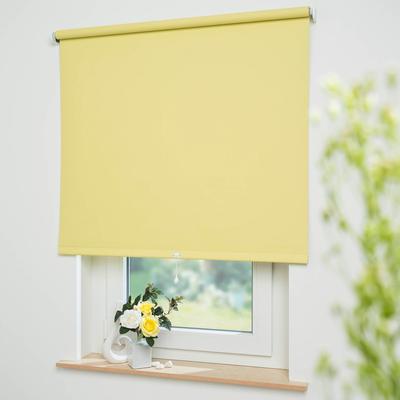 Springrollo LIEDECO "Uni" Gr. 4, gelb, B:62cm H:180cm, Polyester, Metall, Rollos, Verdunkelung Image