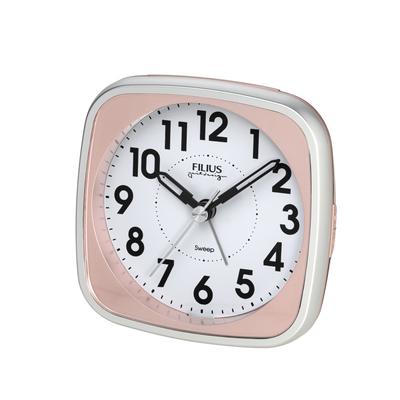 Quarzwecker FILIUS ZEITDESIGN, silber (silberfarben), Wecker, Schlafzimmer, Wecker Beleuchtung,schleichende Sekunde,Snooze,Piepalarm