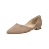 Pumps HÖGL "Högl Pumps Leder", Damen, Gr. 38,5, grau (taupe), Leder, elegant, Schuhe