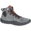 Barfußschuh MERRELL "WRAPT MID WP", Gr. 45, grau (granite), sportlich, Schuhe Barfußschuh, wasserdicht