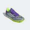 Fußballschuh ADIDAS PERFORMANCE "F50 LEAGUE FG/MG", Gr. 45, purrus, ftwwht, luclem, Synthetik, Textil, sportlich, Schuhe, geeignet für Rasen- und Kunstrasenplätze