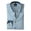 Langarmhemd OLYMP "Big & Tall", Herren, Gr. 48, N-Gr, blau (bleu), Web, Obermaterial: 100% Baumwolle, casual, comfort fit normal, Langarm 2-Knopf-Manschette, Hemden, Neue COMFORT FIT BIG Kollektion, Businesshemd