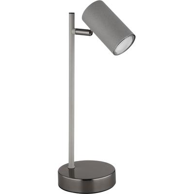 GLOBO LIGHTING Tischleuchte "ROBBY", schwarz (schwarz, chrom), 1 flammig,, Lampen, Tischlampe, GU10 Fassung, Wohnzimmer, Schlafzimmer Image