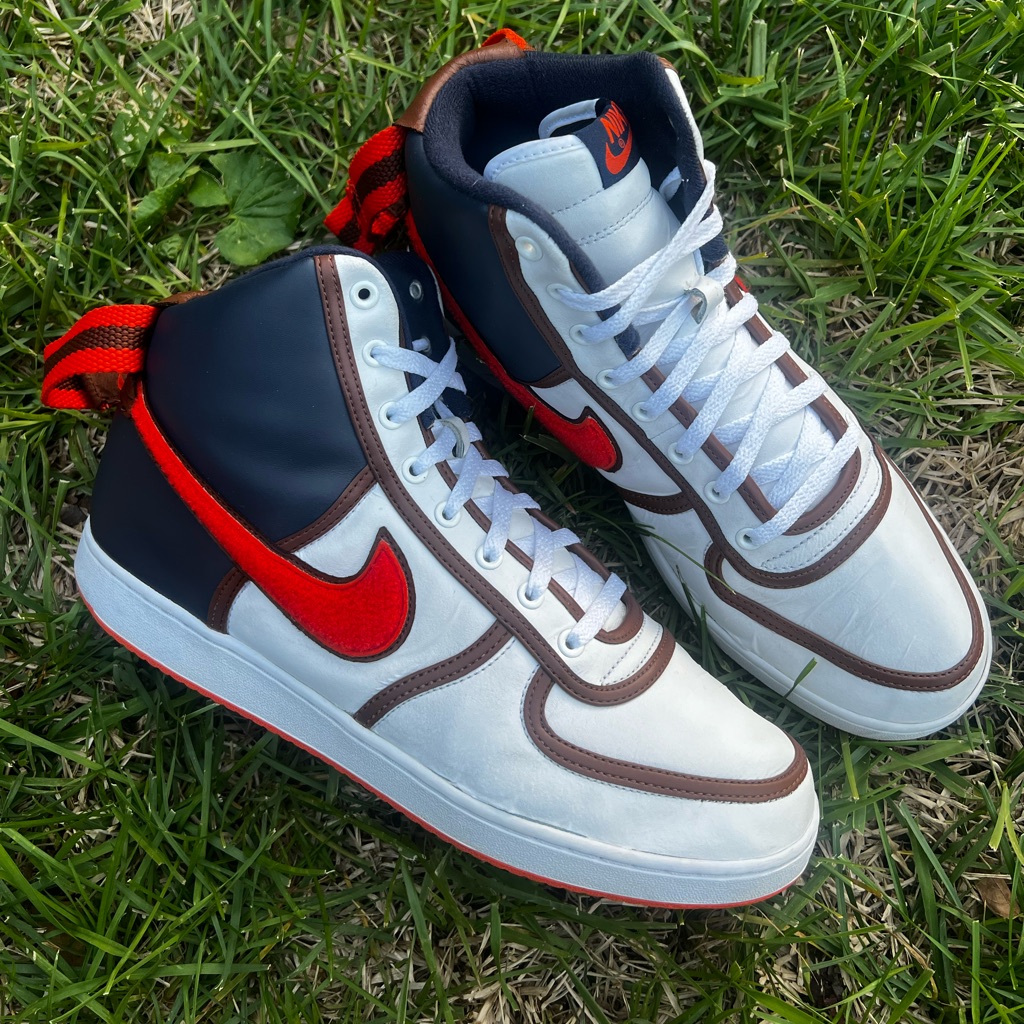 Nike Shoes | Clean Nike Vandal Hi Strap Size 13 Drum Major 2008 Shoes | Color: Blue/Orange | Size: 13