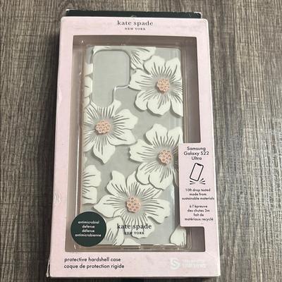 Kate Spade Cell Phones & Accessories | Kate Spade White Floral Phone Case For Cell Phones | Color: White | Size: Os