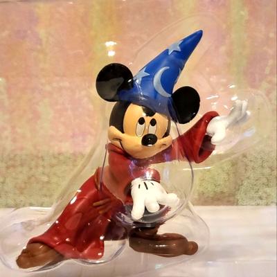 Disney Toys | Disney Sorcerer Mickey Figurine D23 2024 Gold Member Magic & Mystery New In Box | Color: Black/Red | Size: One