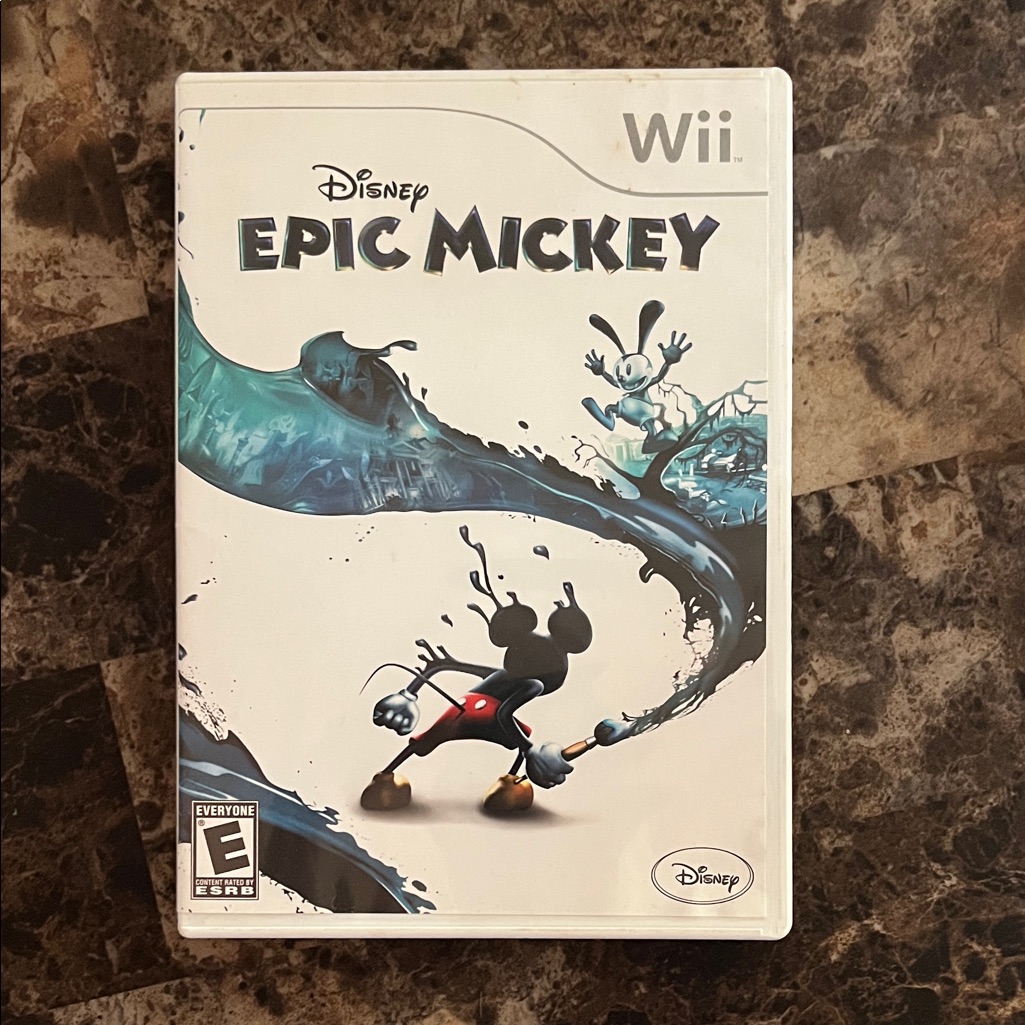 Disney Video Games & Consoles | Disney Epic Mickey Wii Game - Black And Blue | Color: Black/White | Size: Os