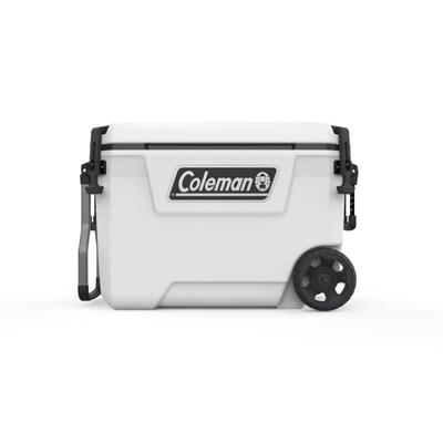 Coleman Convoy 65-Quart Wheeled Hard Cooler White/Black CM1010810001-40