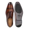 Schnürschuh HENRY STEVENS "Liam CO", Herren, Gr. 42, braun, Leder, elegant, Schuhe, Herren Halbschuh Businessschuh Leder handgefertigt, Anzugschuh