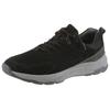 Slip-On Sneaker WALDLÄUFER "H-TOM", Herren, Gr. 10,5 (45), schwarz (dunkelgrau, schwarz), Veloursleder, Nubukleder, Textil, sportlich, Schuhe, Schlupfschuh, Freizeitschuh, Bequemschuh, Komfortweite G (= weit)