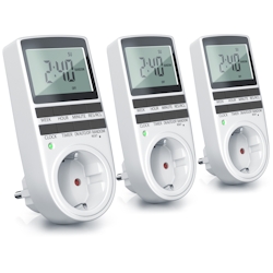 BEARWARE Zeitschaltuhr LCD-Display / 3680W / 10 konfigurierbare Programme Image