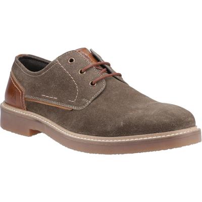Hush Puppies Herren Leder Khaki Schnürschuhe Image
