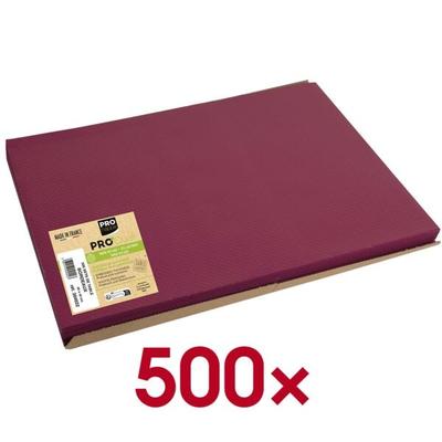 PROnappe Platzsets 500 Stück bordeaux, 40x30 cm
