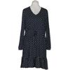 L.K.Bennett Damen Kleid, Gr. 44, marineblau, Elasthan, Viskose