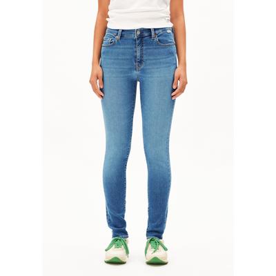 TILLAA SKINNY JEAN | Skinny Jeans Mid Waist Bio-Baumwoll Mix X-Stretch - blau (28-32) Image