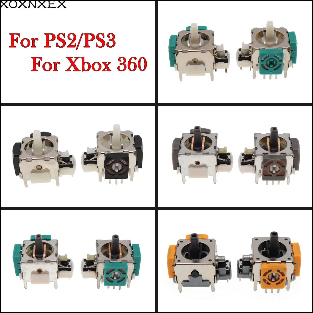 10 Stücke Für XBOX 360 3D Analog sticks Controller Joystick Achse Sensor Modul Für PS2 PS3 Ersatz reparatur teile