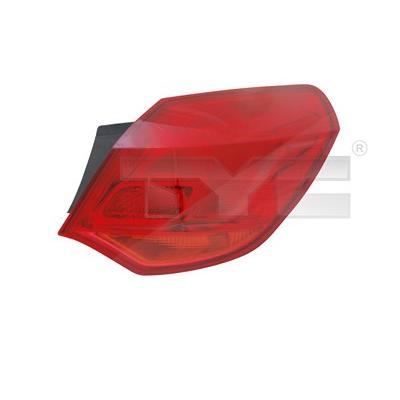 Tyc Heckleuchte [Hersteller-Nr. 11-11647-01-2] für Opel Image
