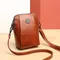 Sac de téléphone portable en cuir souple pour femmes, Mini sac, Style Vertical à la mode, petit sac pour mettre des téléphones portables, nouvelle mode