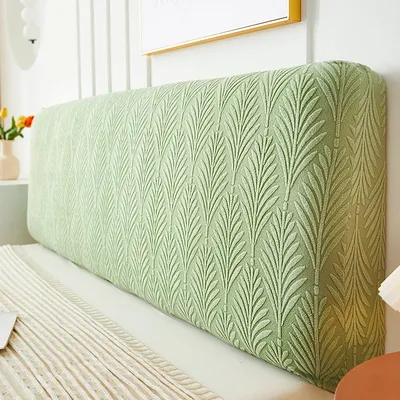 Stretch Bed Headboard Covers for Queen King Size Slipcover, Jacquard Bed Head Cover Dustproof Protector Cover for Bedroom Décor