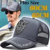 Neue Plus Größe Mesh Baseball Caps Erwachsene Sommer Großen Kopf Größe Sonnenhüte Männer Frauen Kühlen Hip Hop Punk Rock Lkw Caps 56-60 cm 60-65 cm