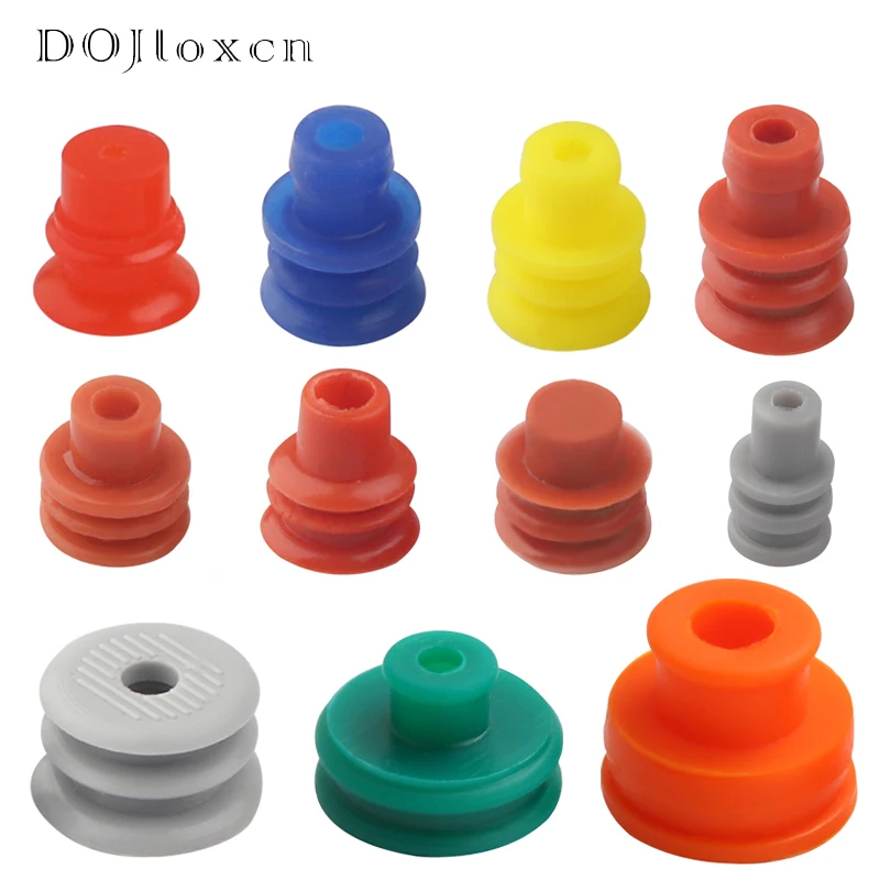 20 Stück wasserdichte Gummi-Dichtungsstopfen für Kabelhohlräume für Automobil-Stecker und -Buchsen 7061Y-2.3 Image