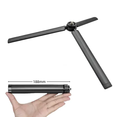 Mini Aluminiumlegierung Metall Stativ für DJI Zhiyun Feiyu Gimbal DSLR Kamera Einbeinstativ Tabletop Handheld Grip Stabilisator