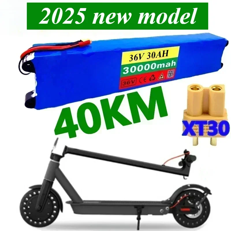 2025 neues Modell 100 % M365 Original 36 V 30 Ah Tretroller-Akku 30000 mAh Elektroroller-Akku BMS-Platine Image