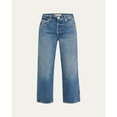 AMO Denim Hattie Straight Ankle Jeans