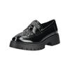 Slipper REGARDE LE CIEL "Regarde Le Ciel Slipper Leder", Damen, Gr. 39, schwarz, Leder, casual, Schuhe