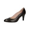 High-Heel-Pumps CAPRICE "Caprice Pumps Leder", Damen, Gr. 39, schwarz, Leder, elegant, Schuhe