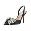 High-Heel-Pumps STEVE MADDEN "STEVE MADDEN Pumps Textil", Damen, Gr. 40, schwarz, Textil, elegant, Schuhe