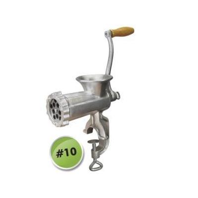 #10 Deluxe Heavy Duty Manual Tinned Meat Grinder (3 stuffing funnesl, stuffing stars, flange, 2 SS g