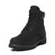 Timberland Men's 6 in Premium Waterproof Boots, Black Nubuck, 7.5 UK