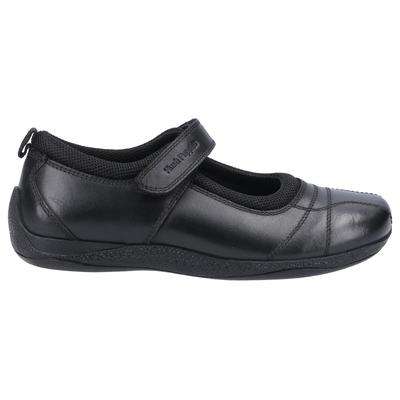 Hush Puppies - "Clara" Riemchenschuhe für Mädchen, Leder (Schwarz) Image
