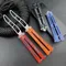 Balisong – couteau pliant multifonctionnel pour entraînement pratique, lame 440C, manche G10, outil EDC de sécurité de poche pour jeux de plein air