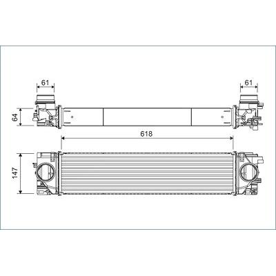 Valeo Ladeluftkühler [Hersteller-Nr. 822931] für Volvo Image