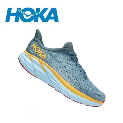 New Hoka Clifton 8 Running Shoes Men Women Lightweight Cushioning Marathon Absorption Breathable Highway Trainer Sneakers