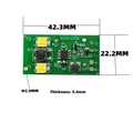 Circuito della lampada solare da prato a doppio colore da 1,2 V Circuito del controller della scheda della sorgente luminosa della lampada da recinzione solare PCBA