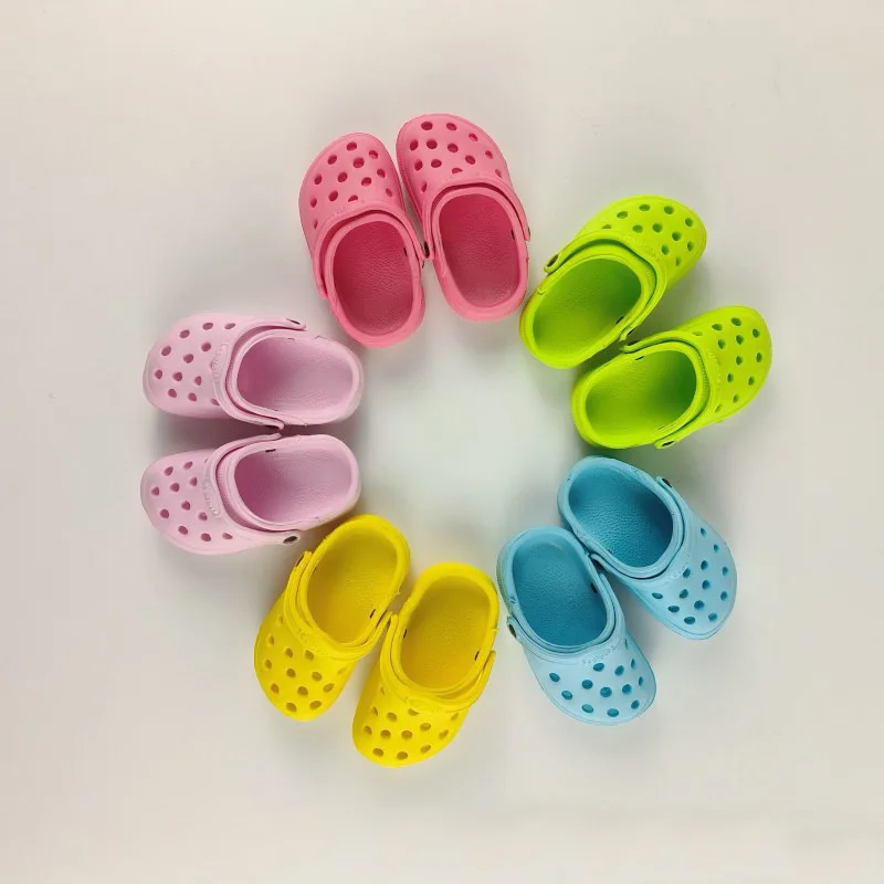 Länge 8 cm Puppenzubehör Schuhe Bunte Sandale für 43 cm geborenes Baby 18 Zoll amerikanische Puppe Mädchenspielzeug Unsere Generation Geschenk 1 Paar Image