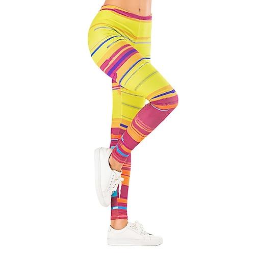 Damen Stoffhosen Leggings Streetwear Lässig Volle Länge Natürliche Taille Blumen Elastischer Bund Druck Bequem Außenbereich Outdoor Urlaub Ferien Schwarz Gelb Blau Grün Herbst Normale Passform