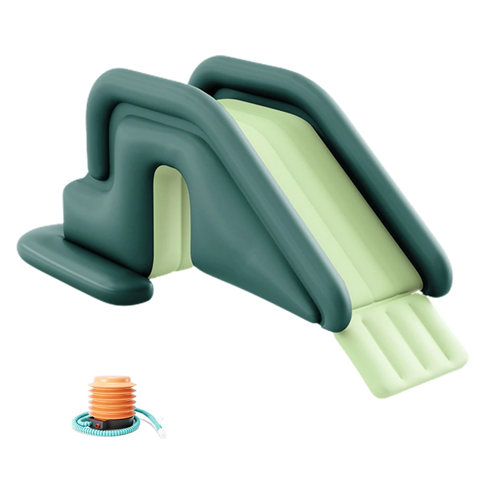 Kletterwand Wasserrutsche Aufblasbare Wasserrutsche Kinder Kinder Sommerspaß Kompakter aufblasbarer Park Outdoor Dabble Wasserrutsche