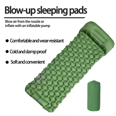 Camping Sleeping Mats Self Inflating Sleeping Pad Ultralight Air Mattress Compact Sleeping Mats For Camping Hiking Traveling