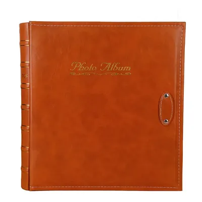 Photo Album 4x6 Photo Black Pages Large Capacity Leather Cover Wedding Family Photo Albums Holds 500 Horizontal Vertical Photos