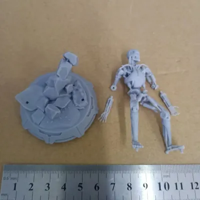 T800 Vollharz Figur Maßstab 75mm Modell Kit DIY Miniaturen gk unmontiert und unbemalt Diorama Spielzeug Image